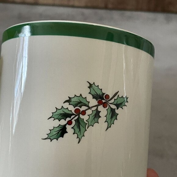 Spode Christmas Tree Coffee Tea Cocoa Mug Boxed England Vintage 1990's S3324-U - Picture 5 of 7